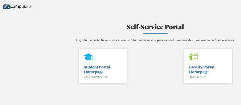 my campus link login page